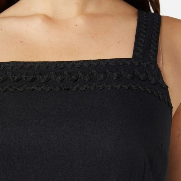 Princess Highway Rick Rack Midi Dress Black AU 16 / US 12 - Picture 4 of 13